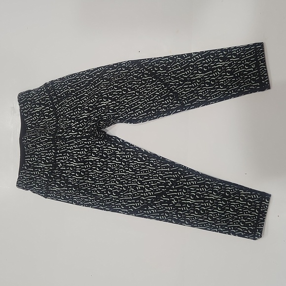 Sweaty Betty power crop leggings black monogram print XS NWT - Picture 1 of 7